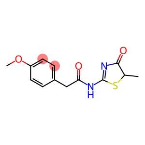 Benzeneacetamide, N-(4,5-dihydro-5-methyl-4-oxo-2-thiazolyl)-4-methoxy-