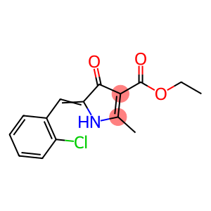 ethyl 5-(2-chlorobenzylidene)-2-methyl-4-oxo-4,5-dihydro-1H-pyrrole-3-carboxylate