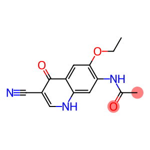 N-(3-cyano-6-ethoxy-4-oxo-1H-quinolin-7-yl)acetamide