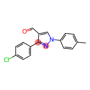 3-(4-CHLOROPHENYL)-1-P-TOLYL-1H-PYRAZOLE-4-CARBALDEHYDE