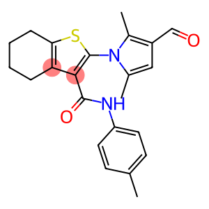 2-(3-formyl-2,5-dimethyl-1H-pyrrol-1-yl)-N-(4-methylphenyl)-4,5,6,7-tetrahydro-1-benzothiophene-3-carboxamide