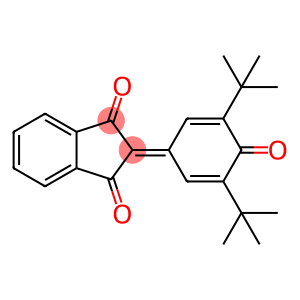 2-(3,5-二叔丁基-4-氧代环己烷-2,5-二烯-1-亚基)-1H-茚-1,3(2H)-二酮