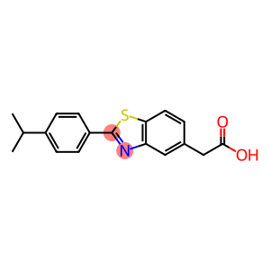 2-(4-Isopropylphenyl)-5-benzothiazoleacetic acid