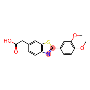 2-(3,4-Dimethoxyphenyl)-6-benzothiazoleacetic acid