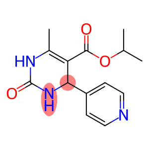 5-Pyrimidinecarboxylicacid,1,2,3,4-tetrahydro-6-methyl-2-oxo-4-(4-pyridinyl)-,1-methylethylester(9CI)