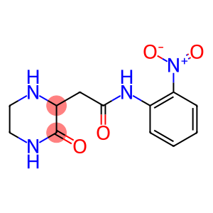 N-(2-nitrophenyl)-2-(3-oxopiperazin-2-yl)acetamide