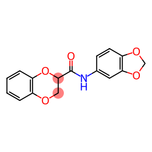 N-(1,3-benzodioxol-5-yl)-2,3-dihydro-1,4-benzodioxine-2-carboxamide