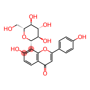 8-β-D-Glucopyranosyl-7-hydroxy-2-(4-hydroxyphenyl)-4H-1-benzopyran-4-one