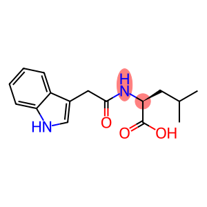 2-[[2-(1H-indol-3-yl)-1-oxoethyl]amino]-4-methylpentanoic acid