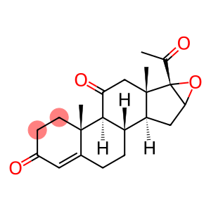 16,17-Epoxypregn-4-ene-3,11,20-trione