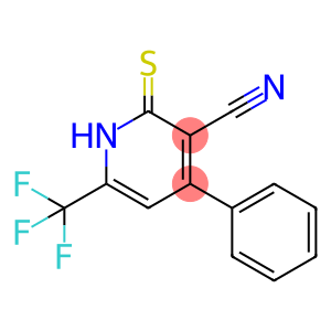 4-苯基-2-硫基亚甲基-6-(三氟甲基)-1H-吡啶-3-甲腈