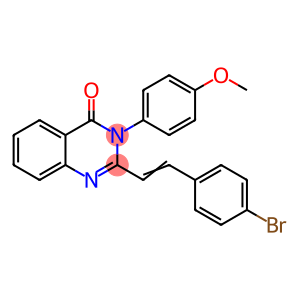 4(3H)-Quinazolinone, 2-[2-(4-bromophenyl)ethenyl]-3-(4-methoxyphenyl)-