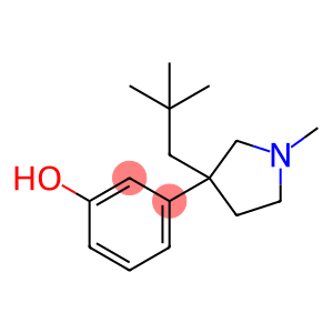 Phenol, 3-[3-(2,2-dimethylpropyl)-1-methyl-3-pyrrolidinyl]-