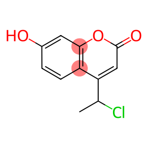 4-(1-CHLOROETHYL)-7-HYDROXY-2H-CHROMEN-2-ONE