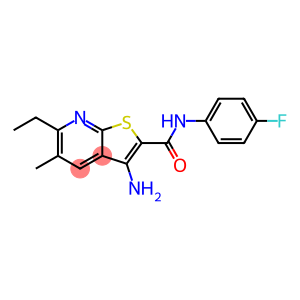 3-amino-6-ethyl-N-(4-fluorophenyl)-5-methylthieno[2,3-b]pyridine-2-carboxamide