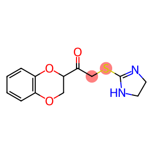 Ethanone, 1-(2,3-dihydro-1,4-benzodioxin-2-yl)-2-[(4,5-dihydro-1H-imidazol-2-yl)thio]-