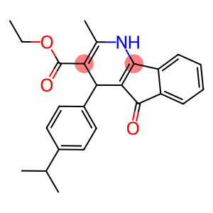 ethyl 4-(4-isopropylphenyl)-2-methyl-5-oxo-4,5-dihydro-1H-indeno[1,2-b]pyridine-3-carboxylate