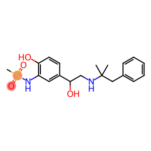 N-[5-[2-[(1,1-Dimethyl-2-phenylethyl)amino]-1-hydroxyethyl]-2-hydroxyphenyl]methanesulphonamidehydrochloride
