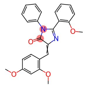 4H-Imidazol-4-one,  5-[(2,4-dimethoxyphenyl)methylene]-3,5-dihydro-2-(2-methoxyphenyl)-3-phenyl-