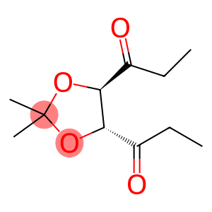 1,1'-((4R,5R)-2,2-dimethyl-1,3-dioxolane-4,5-diyl)bis(propan-1-one)