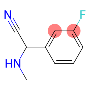 Benzeneacetonitrile, 3-fluoro-alpha-(methylamino)- (9CI)