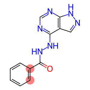 N'-(1H-pyrazolo[3,4-d]pyrimidin-4-yl)benzohydrazide