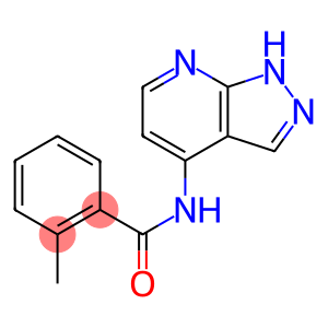 Benzamide, 2-methyl-N-1H-pyrazolo[3,4-b]pyridin-4-yl- (9CI)