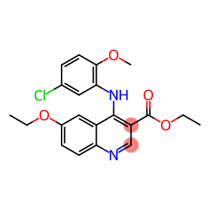 ethyl 4-(5-chloro-2-methoxyanilino)-6-ethoxyquinoline-3-carboxylate