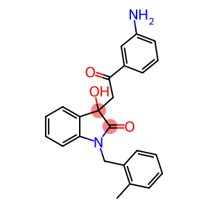 3-[2-(3-aminophenyl)-2-oxoethyl]-3-hydroxy-1-(2-methylbenzyl)-1,3-dihydro-2H-indol-2-one