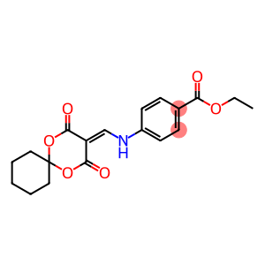 ethyl 4-(((2,4-dioxo-1,5-dioxaspiro[5.5]undecan-3-ylidene)methyl)amino)benzoate