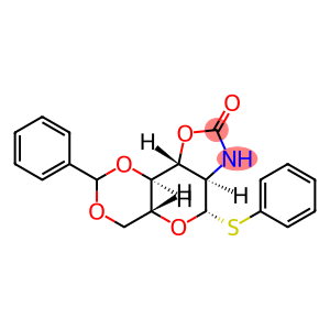 PHENYL 4,6-O-BENZYLIDENE-2-DEOXY-1-THIO-Β-D-GLUCOPYRANOSID[2,3-D]-1,3-OXAZOLIDIN-2-ONE苯基4,6-O-亚苄基-2-脱氧-1-硫代-Β-D-吡喃葡萄糖苷[2,3-D] -1,3-恶唑烷-2-酮