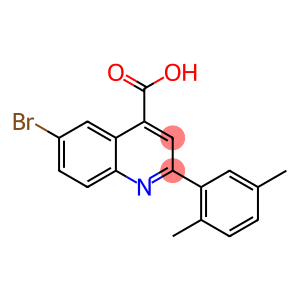 6-BROMO-2-(2,5-DIMETHYL-PHENYL)-QUINOLINE-4-CARBOXYLIC ACID