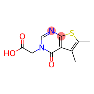 2-{5,6-二甲基-4-氧代-3H,4H-噻吩并[2,3-D]嘧啶-3-基}乙酸