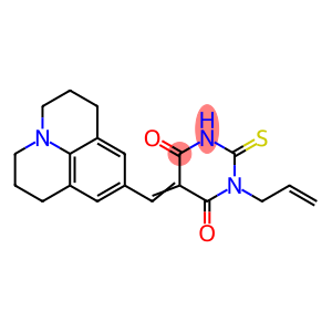 (Z)-1-allyl-5-((1,2,3,5,6,7-hexahydropyrido[3,2,1-ij]quinolin-9-yl)methylene)-2-thioxodihydropyrimidine-4,6(1H,5H)-dione