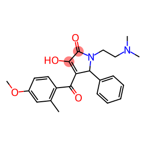 1-(2-(dimethylamino)ethyl)-3-hydroxy-4-(4-methoxy-2-methylbenzoyl)-5-phenyl-1H-pyrrol-2(5H)-one