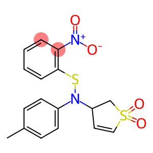 3-{4-methyl[(2-nitrophenyl)sulfanyl]anilino}-2,3-dihydrothiophene 1,1-dioxide