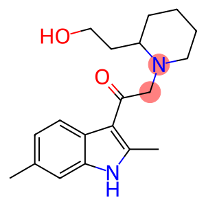 1-(2,6-dimethyl-1H-indol-3-yl)-2-[2-(2-hydroxyethyl)piperidin-1-yl]ethanone