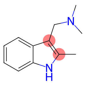 N,N-dimethyl-1-(2-methyl-1H-indol-3-yl)methanamine