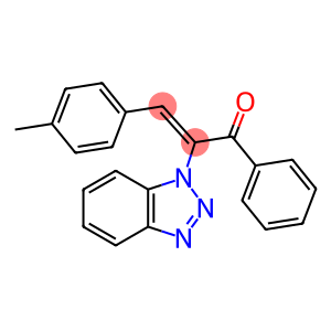 (2Z)-2-(1H-1,2,3-Benzotriazol-1-yl)-3-(4-methylphenyl)-1-phenylprop-2-en-1-one