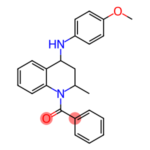 N-(1-benzoyl-2-methyl-1,2,3,4-tetrahydro-4-quinolinyl)-N-(4-methoxyphenyl)amine