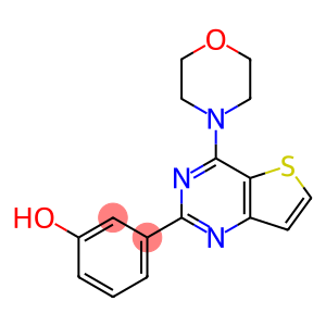 3-[4-(4-morpholinyl)thieno[3,2-d]pyrimidin-2-yl]Phenol