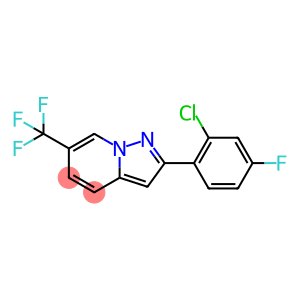 Pyrazolo[1,5-a]pyridine, 2-(2-chloro-4-fluorophenyl)-6-(trifluoromethyl)-