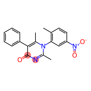 2,6-dimethyl-1-(2-methyl-5-nitrophenyl)-5-phenylpyrimidin-4(1H)-one