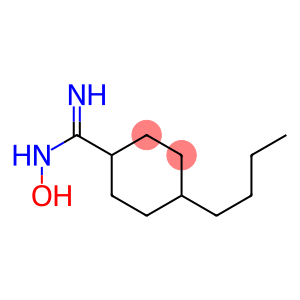 Cyclohexanecarboximidamide, 4-butyl-N-hydroxy- (9CI)