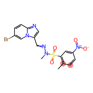 N'-((6-溴咪唑并[1,2-a]吡啶-3-基)亚甲基)-N,2-二甲基-5-硝基苯磺酰肼