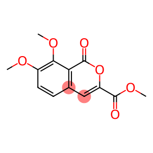 1H-2-Benzopyran-3-carboxylic acid, 7,8-dimethoxy-1-oxo-, methyl ester