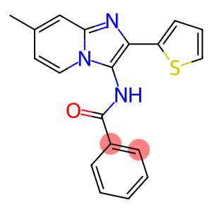 N-[7-methyl-2-(thiophen-2-yl)imidazo[1,2-a]pyridin-3-yl]benzamide