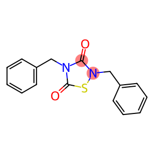 2,4-DIBENZYL-3-THIOXO-[1,2,4]THIADIAZOLIDIN-5-ONE