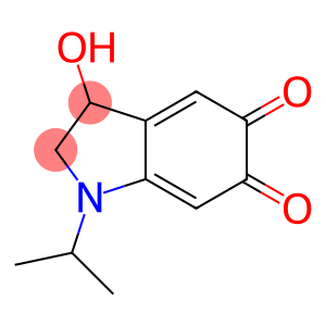 1H-Indole-5,6-dione, 2,3-dihydro-3-hydroxy-1-(1-methylethyl)-