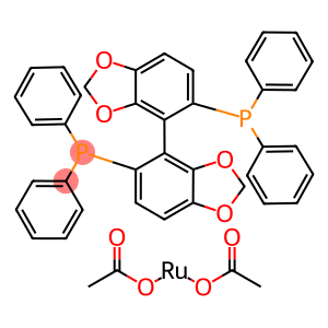 Diacetato[(S)-(-)-5,5'-bis(diphenylphosphino)-4,4'-bi-1,3-benzodioxole]ruthenium(II),Ru(OAc)2[(S)-segphos]